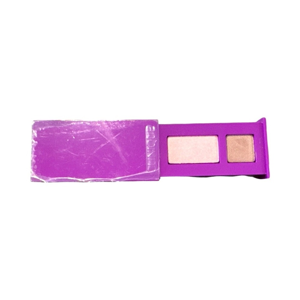 Clinique All About Shadow Duo 14 Strawberry Fudge Eyeshadow Palette Purple Case